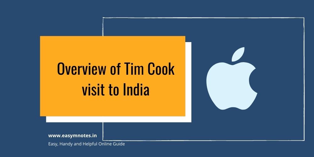 Overview of Tim Cook visit to India