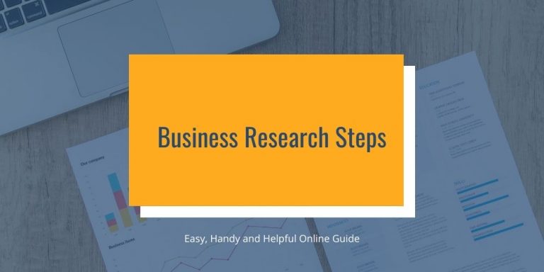 how to do a business research