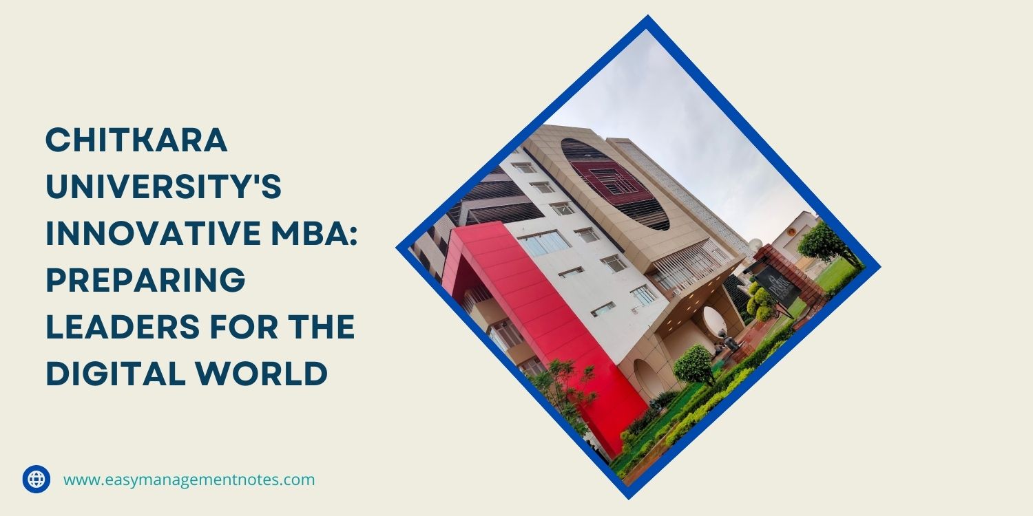 Know About Chitkara Universitys Innovative Mba